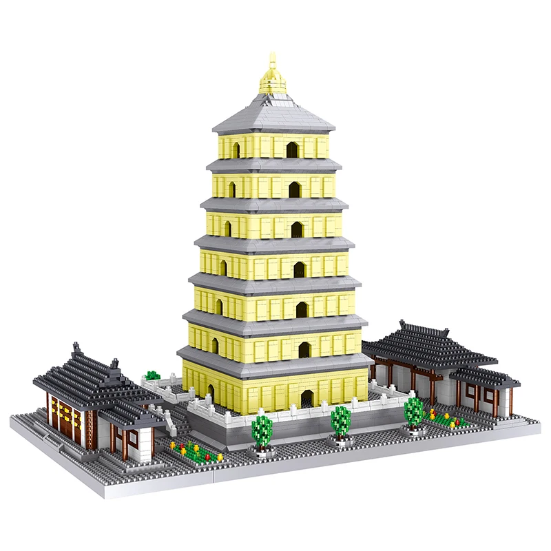 Lezi 8185 World Architecture China Ancient Wild Goose Pagoda Tower Mini Diamond Blocks Bricks Building Toy for Children no Box
Lezi 8185 World Architecture China Ancient Wild Goose Pagoda Tower Mini Diamond Blocks Bricks Building Toy for Children no Box