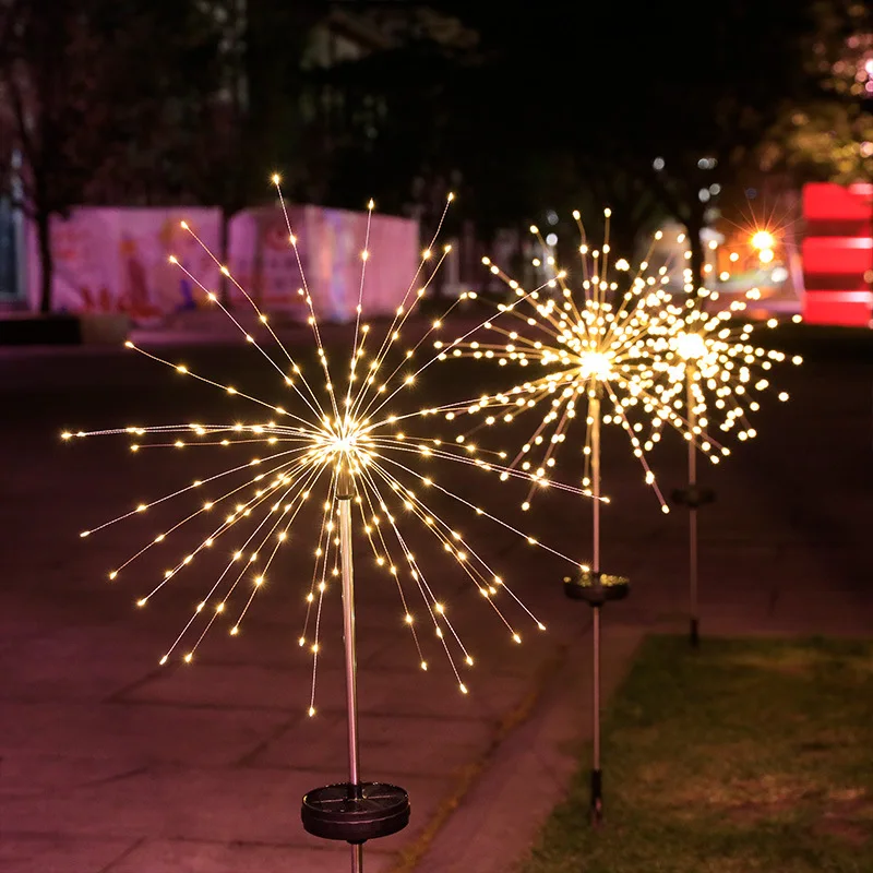 Outdoor LED Solar Fireworks Lights 90/120/150/200 LEDs Waterproof String Fairy Light For Garden Home Christmas Decoration
Outdoor LED Solar Fireworks Lights 90/120/150/200 LEDs Waterproof String Fairy Light For Garden Home Christmas Decoration