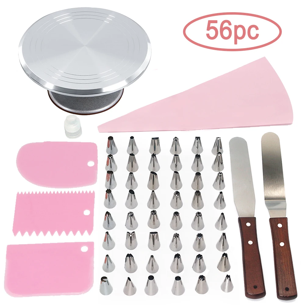 12inch Cake Turntable Set Alloy Mounted Cream Cake Turntable Rotating Table Stand Base Cake Decorating Kit Fondant Tool Bakewear
12inch Cake Turntable Set Alloy Mounted Cream Cake Turntable Rotating Table Stand Base Cake Decorating Kit Fondant Tool Bakewear