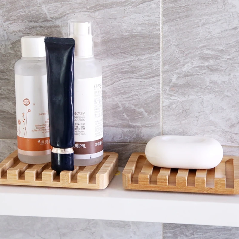 203F 2Pcs/Set Natural Wooden Bamboo Soap Dishes Portable Shower Bar Soap Holder Box Rack Case Waterfall Self Draining Tray Tools
203F 2Pcs/Set Natural Wooden Bamboo Soap Dishes Portable Shower Bar Soap Holder Box Rack Case Waterfall Self Draining Tray Tools