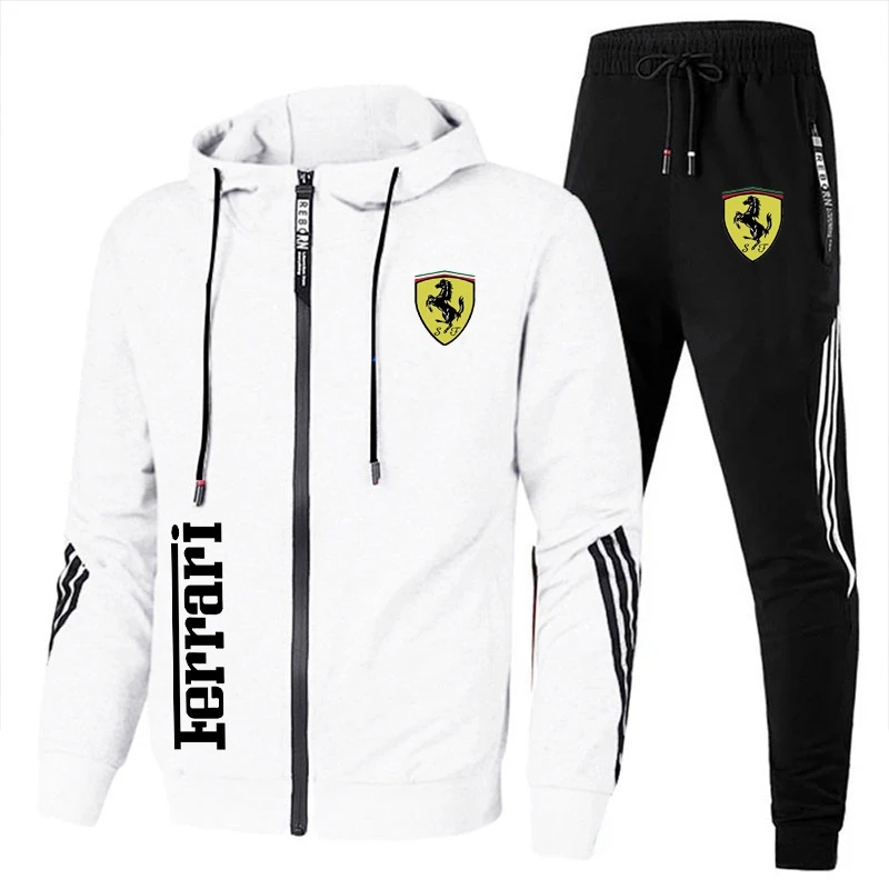 2021 Casual Tracksuit Men Sets Hoodies jogging Pants Two Piece New Fashion Zipper Hooded Sweatshirt Outfit Sportswear Male Suit
2021 Casual Tracksuit Men Sets Hoodies jogging Pants Two Piece New Fashion Zipper Hooded Sweatshirt Outfit Sportswear Male Suit