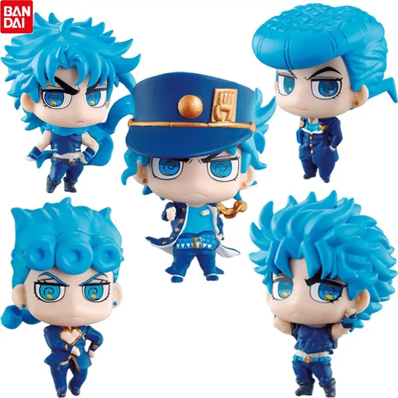 Bandai JoJo's Bizarre Adventure Five Person Suit Sd Gashapon All Staff Heterochromatic Edition PVC Toys Children Christmas Gift
Bandai JoJo's Bizarre Adventure Five Person Suit Sd Gashapon All Staff Heterochromatic Edition PVC Toys Children Christmas Gift