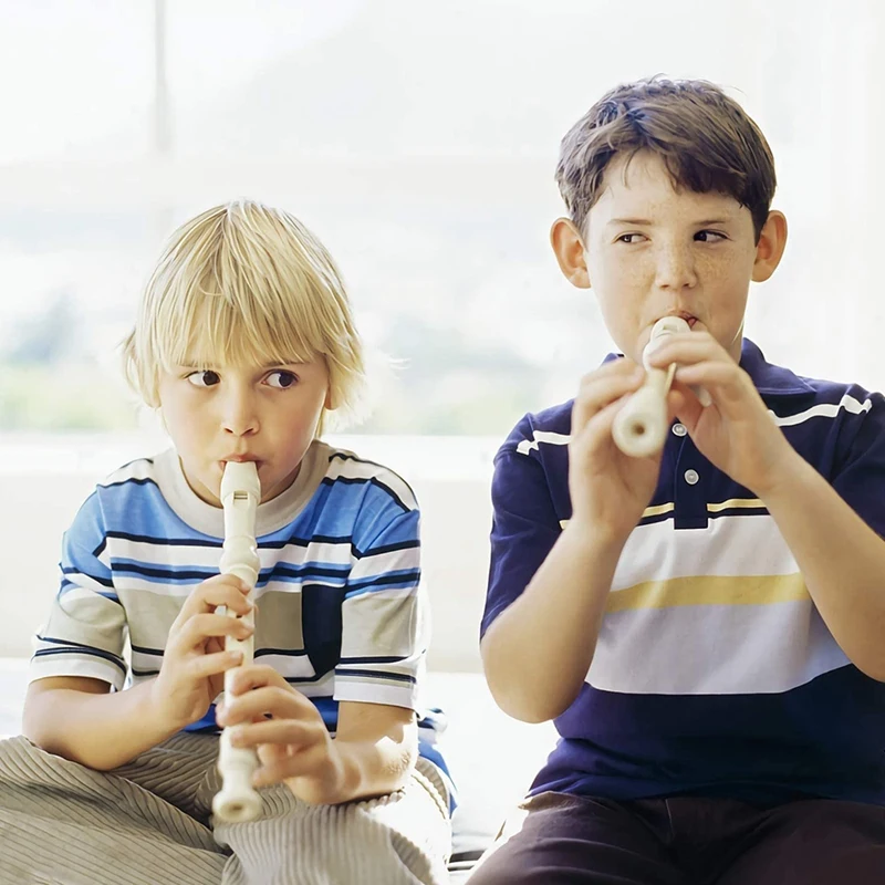 4 Pack 8 Hole Plastic Flute with Cleaning Rod and Instruction, German Style
4 Pack 8 Hole Plastic Flute with Cleaning Rod and Instruction, German Style