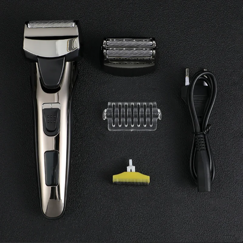 Electric shaver men's three-blade reciprocating shaver men's rechargeable shaver two-in-one travel portable shaver
Electric shaver men's three-blade reciprocating shaver men's rechargeable shaver two-in-one travel portable shaver