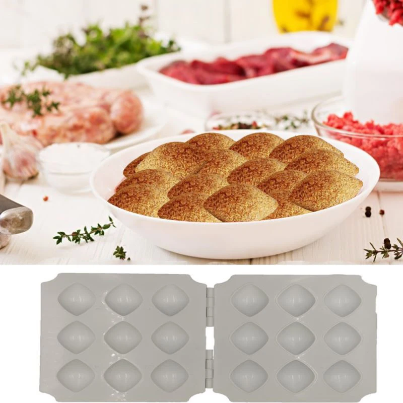 NEW 9 Holes 2021 Manual Kibbeh Express Meatball Maker Meatloaf Mold Press Minced Meat Processor Cake Desserts Pie Kitchen Tools
NEW 9 Holes 2021 Manual Kibbeh Express Meatball Maker Meatloaf Mold Press Minced Meat Processor Cake Desserts Pie Kitchen Tools