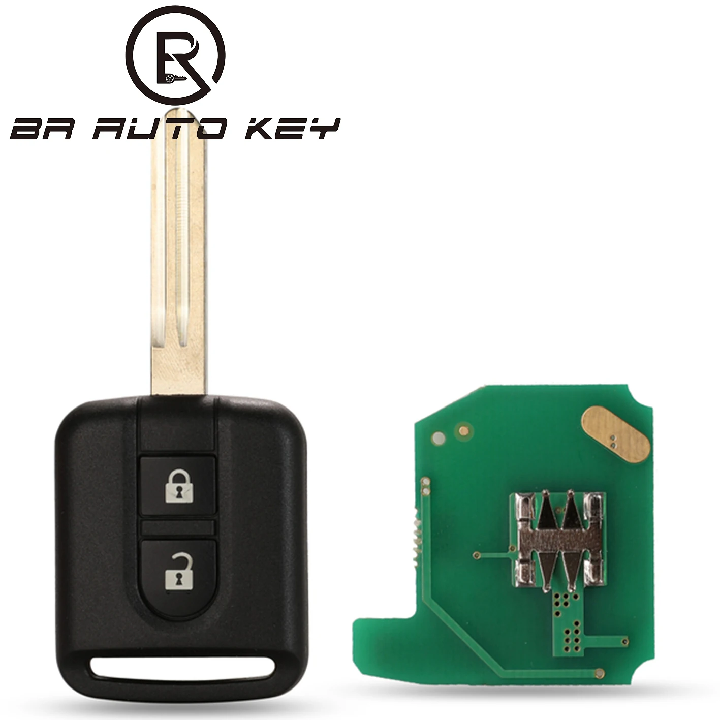 

Remote Chip Key Fob For Nissan Elgrand X-TRAIL Qashqai Navara Micra Note NV200 5WK4 876/ 818 433MHz ID46 PCF7946