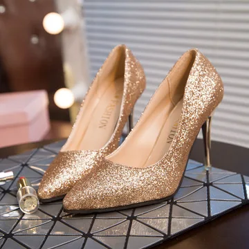 2019 ladies high heels spring sexy high heels 9CM women's shoes stiletto women's shoes wedding shoes sequin ladies office shoes
2019 ladies high heels spring sexy high heels 9CM women's shoes stiletto women's shoes wedding shoes sequin ladies office shoes