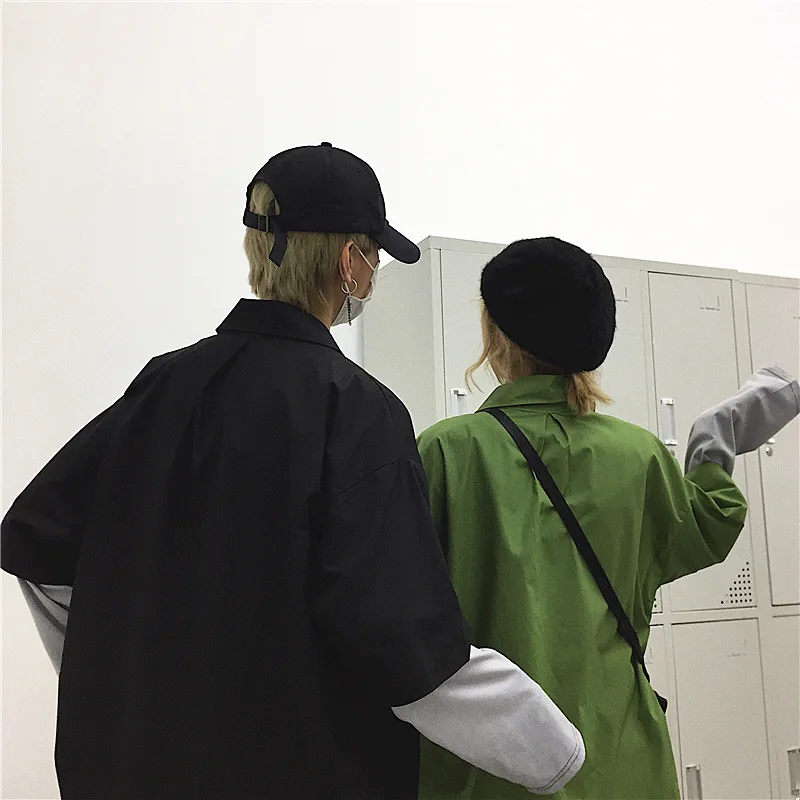 2019 New Autumn and Winter Casual Two-piece Cargo Shirt Couple Streetwear Pockets Long Sleeve Turn Down Collar Jacket
2019 New Autumn and Winter Casual Two-piece Cargo Shirt Couple Streetwear Pockets Long Sleeve Turn Down Collar Jacket