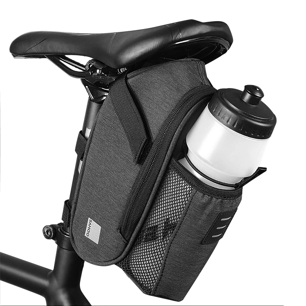 Bicycle Saddle Bags with Water Bottle Pocket Waterproof Bike Seat Bag Reflective Cycling Rear Seat Post Bag Tail Rear Bags
Bicycle Saddle Bags with Water Bottle Pocket Waterproof Bike Seat Bag Reflective Cycling Rear Seat Post Bag Tail Rear Bags
