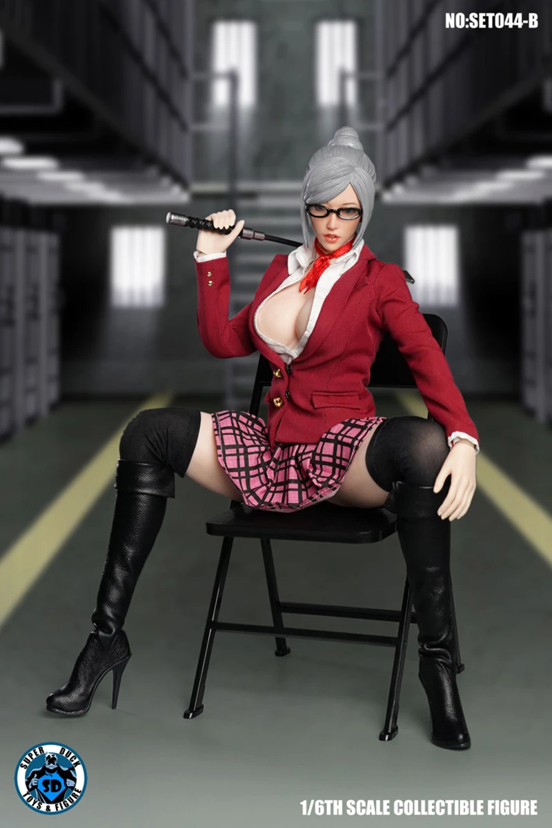 SUPER DUCK SET044 1/6 Female Big Breasts COSPLAY Suits Uniforms Clothing Set with Head Fit 12" PH Action Figure Body
SUPER DUCK SET044 1/6 Female Big Breasts COSPLAY Suits Uniforms Clothing Set with Head Fit 12" PH Action Figure Body