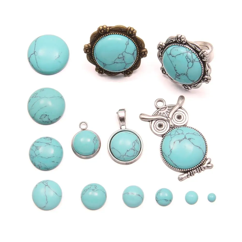 5pcs Natural Stone Round Shape Turquoises Beads Cabochon Loose Beads for Jewelry Making DIY Women Ring Earrings Accessories
5pcs Natural Stone Round Shape Turquoises Beads Cabochon Loose Beads for Jewelry Making DIY Women Ring Earrings Accessories
