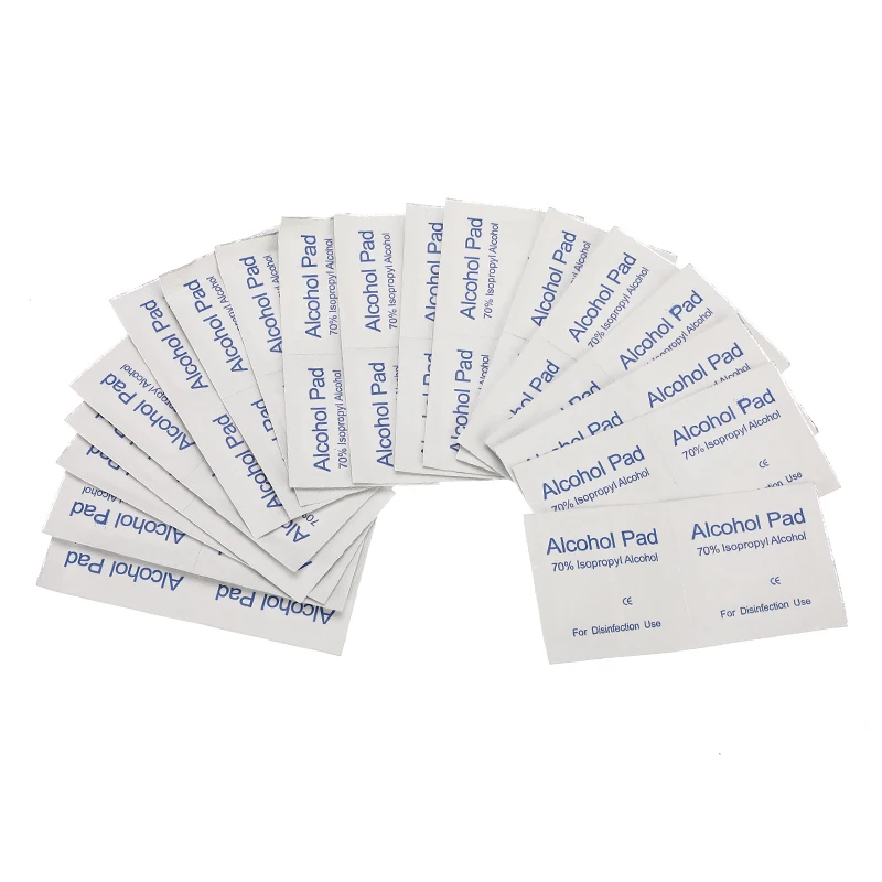 100pcs/Box Disposable Alcohol Wet Clean Wipe Antiseptic Skin Cleaning Care Sterilization 70% Isopropyl Cleaning Care Swap Pad 
100pcs/Box Disposable Alcohol Wet Clean Wipe Antiseptic Skin Cleaning Care Sterilization 70% Isopropyl Cleaning Care Swap Pad