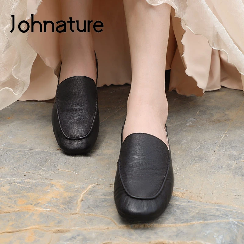 Johnature Genuine Leather Flats Women Shoes Round Toe 2021 New Summer Concise All-Match Shallow Handmade Leisure Ladies Shoes
Johnature Genuine Leather Flats Women Shoes Round Toe 2021 New Summer Concise All-Match Shallow Handmade Leisure Ladies Shoes