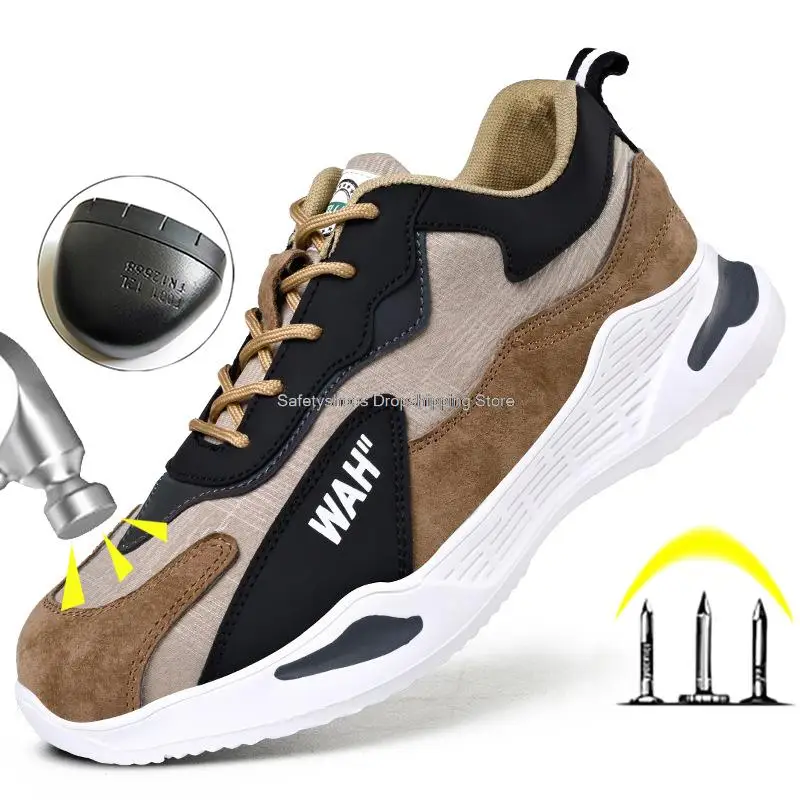 Indestructible Shoes Men Work Safety Shoes with Steel Toe Cap Puncture-Proof Lightweight Breathable Work Sneakers Men Boots
Indestructible Shoes Men Work Safety Shoes with Steel Toe Cap Puncture-Proof Lightweight Breathable Work Sneakers Men Boots