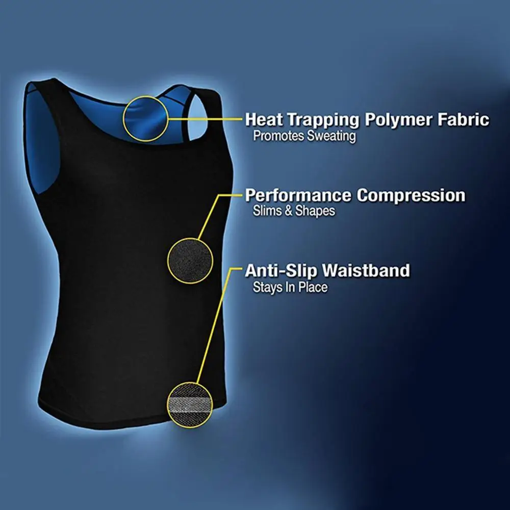 CXZD мужской полимерный жилет от потливости моделирующий корсет для тела