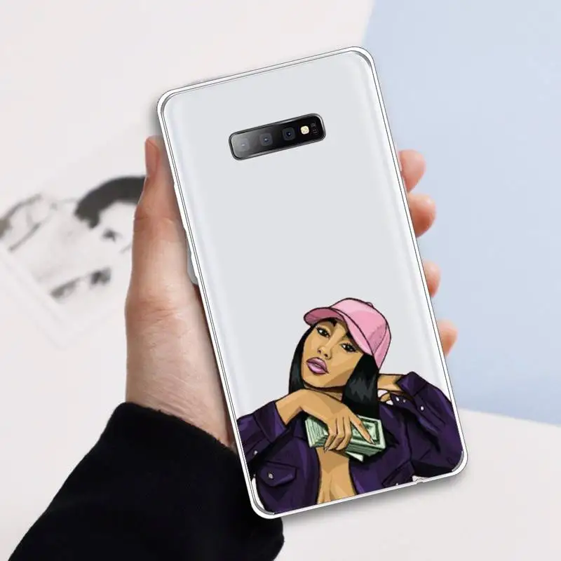 black girl Phone Case Transparent For Samsung Galaxy A71 A21s S8 S9 S10 plus note 20 ultra
black girl Phone Case Transparent For Samsung Galaxy A71 A21s S8 S9 S10 plus note 20 ultra