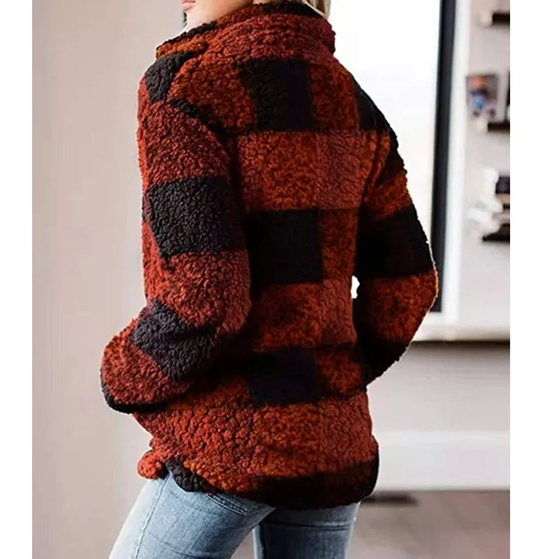 2020 Women Sweatshirt Spring Artificial Wool Hoodies Coats Warm Pullover Ladies Casual Winter Parka Outerwear Lamb Cashmere Tops 
2020 Women Sweatshirt Spring Artificial Wool Hoodies Coats Warm Pullover Ladies Casual Winter Parka Outerwear Lamb Cashmere Tops