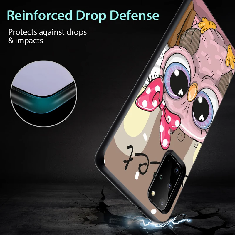 Lovely Animal Owl for Samsung Note 20 Ultra 10 9 8 Plus Pro M60S M40 M30 M31S M20 M10 Black Phone Case
Lovely Animal Owl for Samsung Note 20 Ultra 10 9 8 Plus Pro M60S M40 M30 M31S M20 M10 Black Phone Case