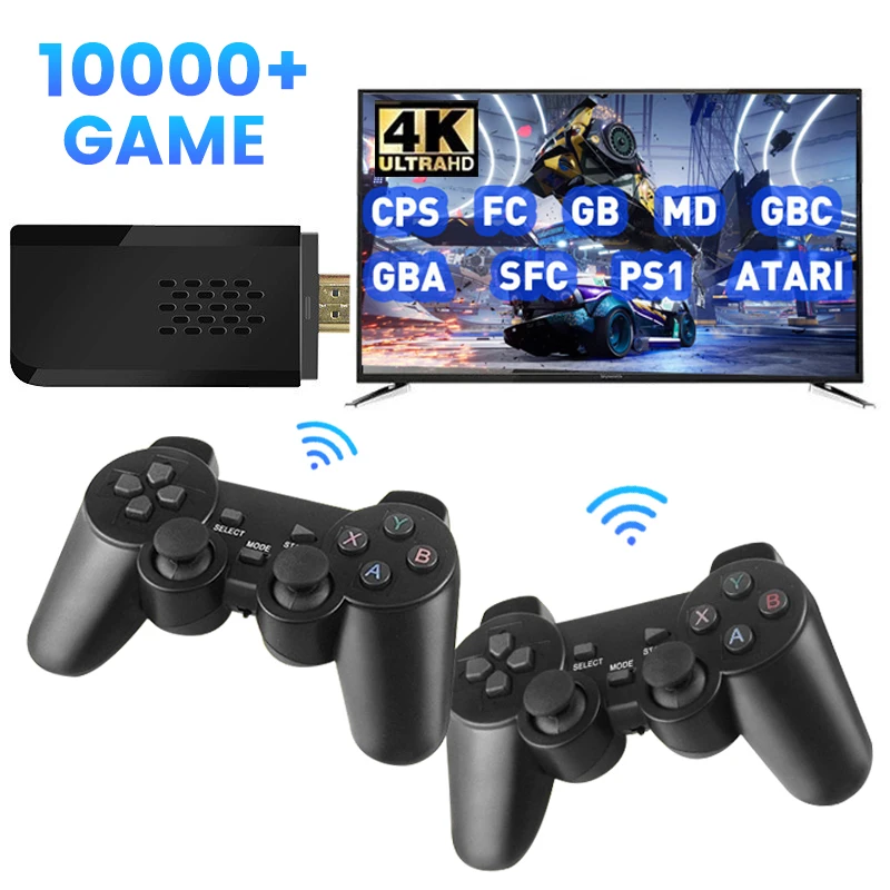 Ретро-игры 32G/64G 10000 + Классическая игровая консоль 4K HD TV игровой геймпад с беспроводным контроллером 2,4G PS1/FC джойстик
Ретро-игры 32G/64G 10000 + Классическая игровая консоль 4K HD TV игровой геймпад с беспроводным контроллером 2,4G PS1/FC джойстик