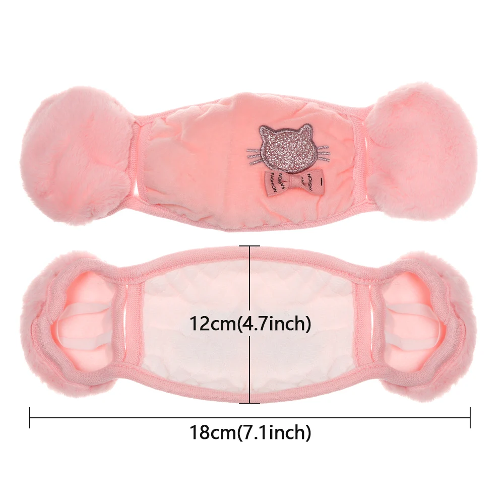 2020 Winter Plush Mask Earmuffs Children 2-in-1 Mask & Earmuffs cap Student Cartoon Cat Earflap Outdoor Warm Earmuffs Face Cover
2020 Winter Plush Mask Earmuffs Children 2-in-1 Mask & Earmuffs cap Student Cartoon Cat Earflap Outdoor Warm Earmuffs Face Cover