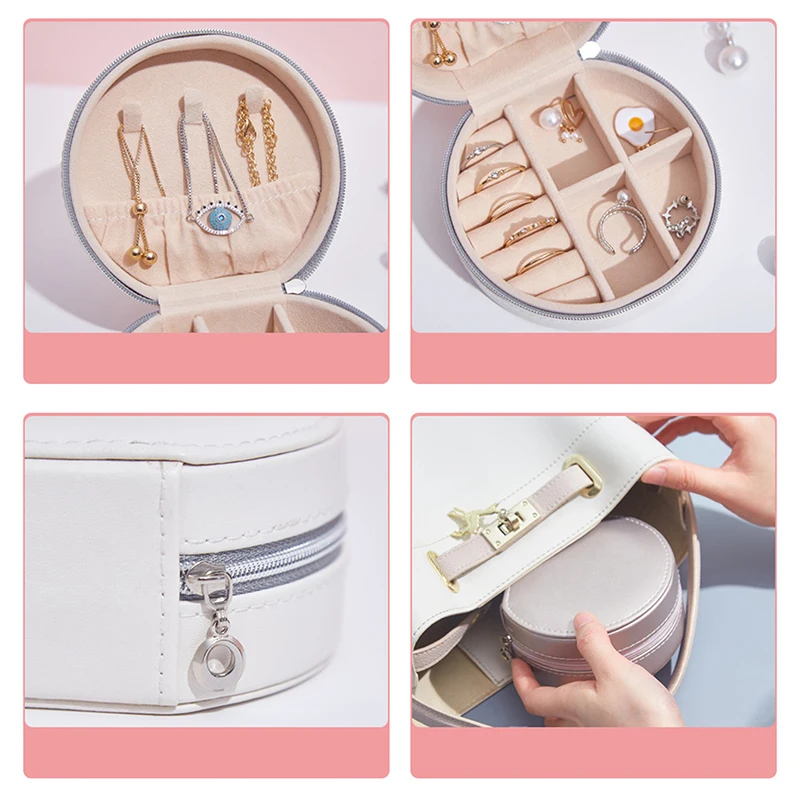 Jewelry Travel Organizer Small Jewelry Box PU Leather Women Girls Traveling Jewelries Case And Portable Jewellery Box
Jewelry Travel Organizer Small Jewelry Box PU Leather Women Girls Traveling Jewelries Case And Portable Jewellery Box