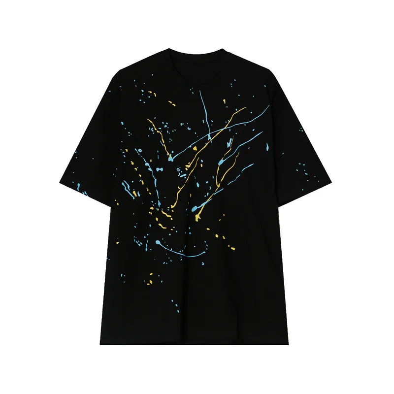 New summer design graffiti short-sleeved T-shirt men's loose print M1-AM-2505
New summer design graffiti short-sleeved T-shirt men's loose print M1-AM-2505