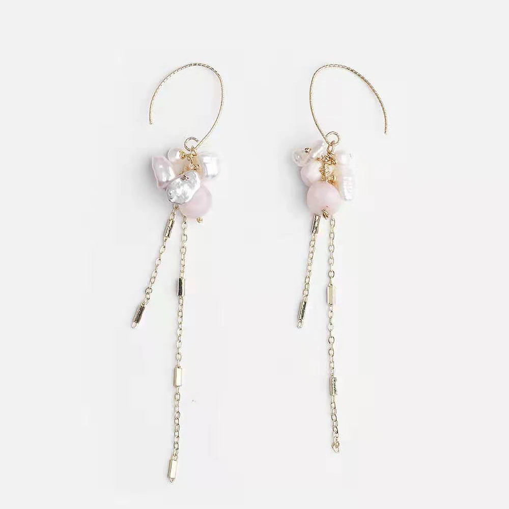 Ymh Pearl Earrings 14K Gilded Earrings Elegant Japanese Simple Tassel Age-Reducing Ethereal All-Matching Earrings
Ymh Pearl Earrings 14K Gilded Earrings Elegant Japanese Simple Tassel Age-Reducing Ethereal All-Matching Earrings
