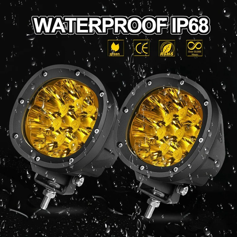 2-х дюймовые янтарные светильник ые светодиодные фары дальнего света, точечные Противотуманные фары для внедорожников 4WD ATV
2-х дюймовые янтарные светильник ые светодиодные фары дальнего света, точечные Противотуманные фары для внедорожников 4WD ATV