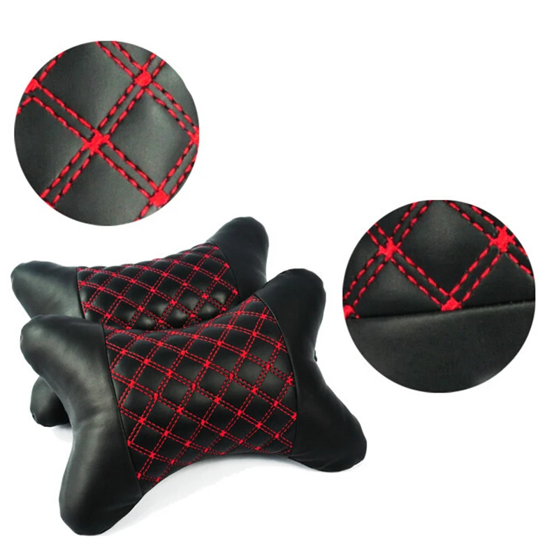 Universal Leather Car Headrest Neck Support Pillow Cushion Pad For Four Seasons 28*18*9cm Car Neck Pillow Helps To Relieve Fatig
Universal Leather Car Headrest Neck Support Pillow Cushion Pad For Four Seasons 28*18*9cm Car Neck Pillow Helps To Relieve Fatig
