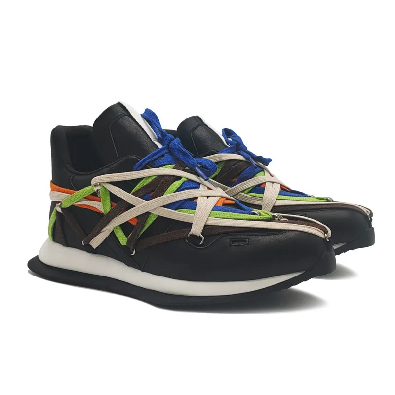 Fashion Bandage Male Chunky Sneakers Luxury Designer Men Casual Shoes Comfortable Men Flats Trainers 2A
Fashion Bandage Male Chunky Sneakers Luxury Designer Men Casual Shoes Comfortable Men Flats Trainers 2A
