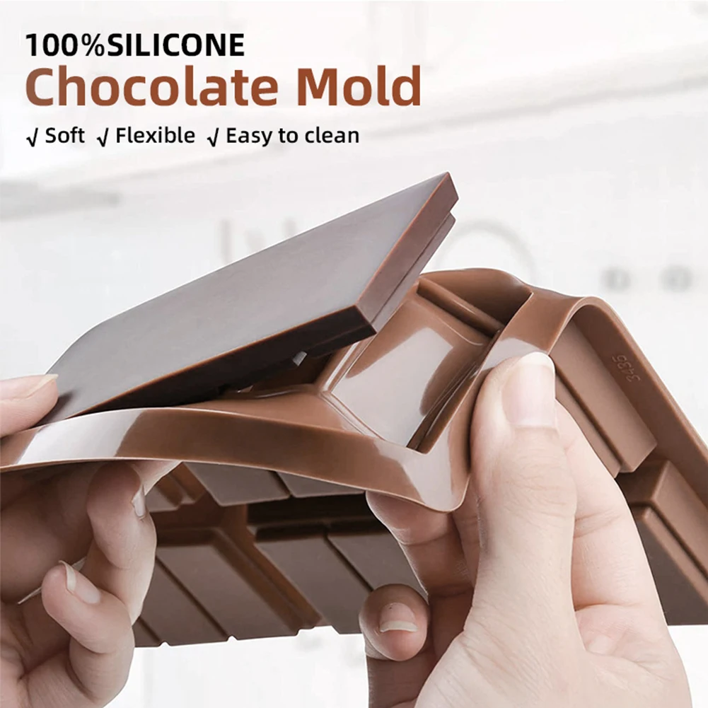 6 Cell 5 Section Chocolate Bar Mold Candy Professional Silicone Mould DIY Mold Kitchen Accessories Reusable Baking Tools
6 Cell 5 Section Chocolate Bar Mold Candy Professional Silicone Mould DIY Mold Kitchen Accessories Reusable Baking Tools