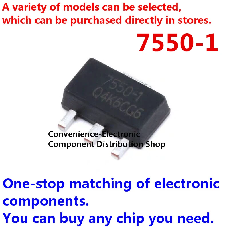 20PCS/PACK 7550-1 SMD HT7550 Patch HT7550-1 18V low dropout voltage regulator circuit SOT-89 
20PCS/PACK 7550-1 SMD HT7550 Patch HT7550-1 18V low dropout voltage regulator circuit SOT-89