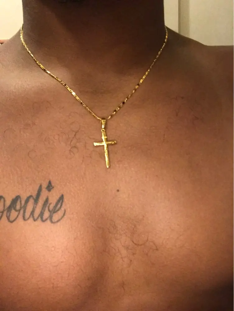 Men's Necklaces Luxury Cross charm pendant necklaces for women 24K yellow Gold Color necklaces wedding party jewelry gifts
Men's Necklaces Luxury Cross charm pendant necklaces for women 24K yellow Gold Color necklaces wedding party jewelry gifts