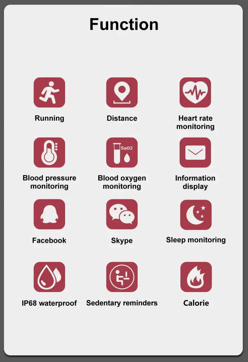 Digital Smart Band Watch Men or Women Smart Watch Heart Rate Blood PressureSleep Monitor Pedometer Bluetooth Connection Watches
Digital Smart Band Watch Men or Women Smart Watch Heart Rate Blood PressureSleep Monitor Pedometer Bluetooth Connection Watches