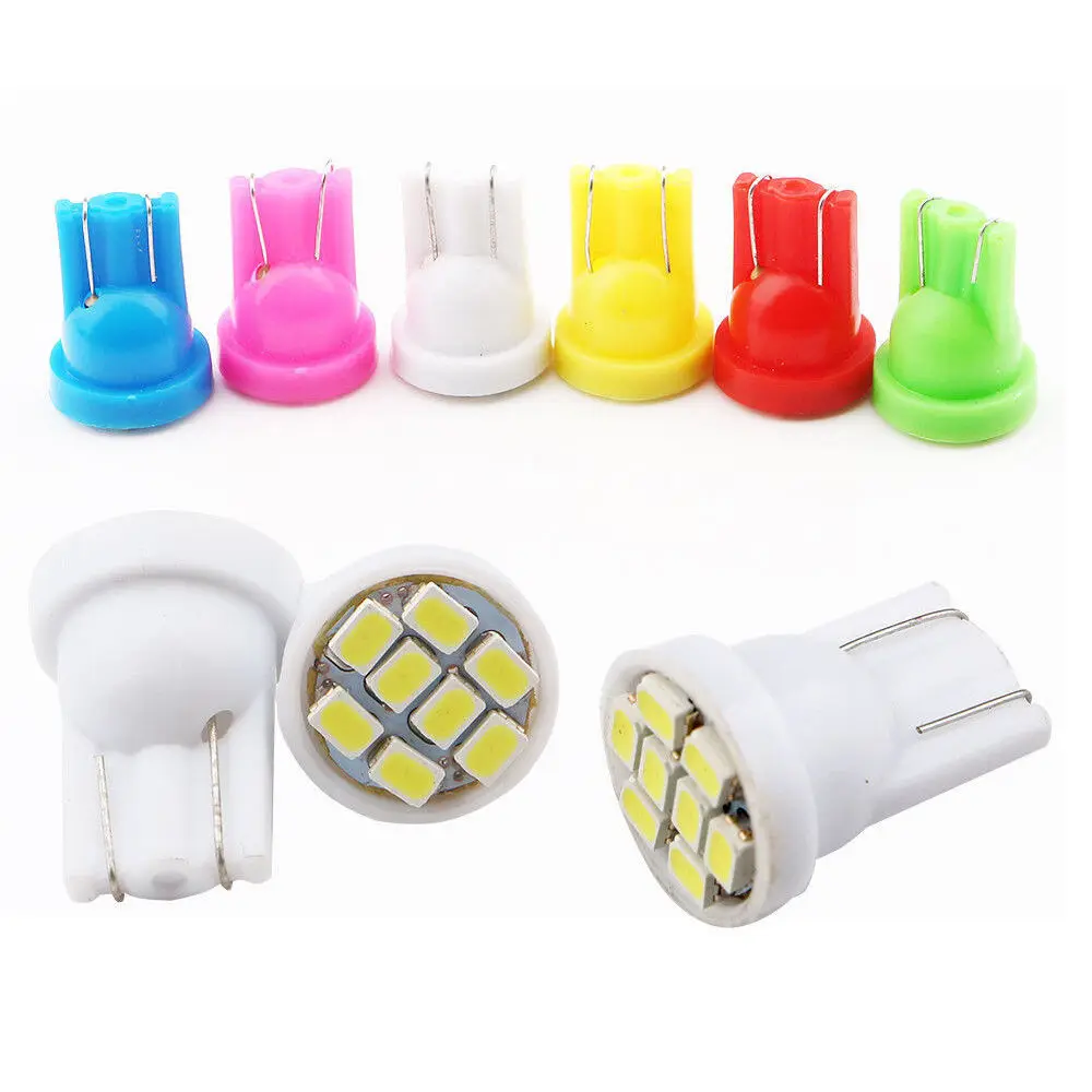 10 шт., автомобильные парковочные светодиодные лампы T10 LED W5W 8 SMD 1210 LED W5W 2825 158 192 168
10 шт., автомобильные парковочные светодиодные лампы T10 LED W5W 8 SMD 1210 LED W5W 2825 158 192 168