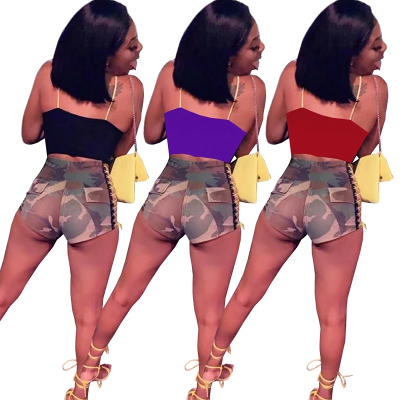 TNNAOFF Two Piece Tracksuits Women Set Sleeveless Sling Tank Summer Sexy Camo Hollow Bandage Shorts Lounge Wear Matching Sets
TNNAOFF Two Piece Tracksuits Women Set Sleeveless Sling Tank Summer Sexy Camo Hollow Bandage Shorts Lounge Wear Matching Sets