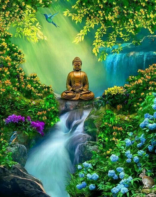 Div 5D Buddha Waterfall Mountain Bridge Flower Leaves Full Diamond Painting kits art Religion 3D paint by diamonds
Div 5D Buddha Waterfall Mountain Bridge Flower Leaves Full Diamond Painting kits art Religion 3D paint by diamonds
