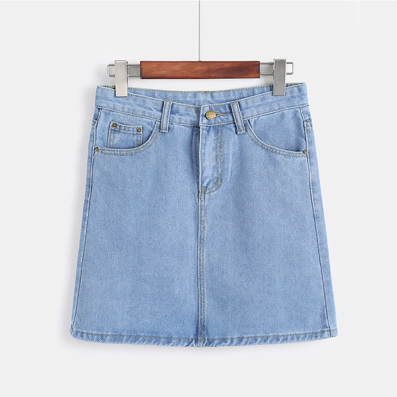 Sexy 2021 New Denim Skirt High Waist A-Line Mini Skirts Women Fashion Summer Package Hip Jeans Vintage Streetwear Skirts Black 
Sexy 2021 New Denim Skirt High Waist A-Line Mini Skirts Women Fashion Summer Package Hip Jeans Vintage Streetwear Skirts Black