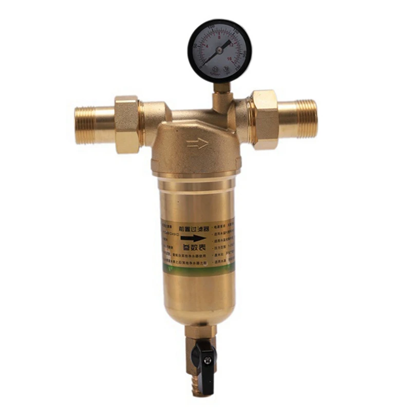 Water Purifier Filter,Reusable Spin Down Sediment Flushable Water Filter Pre-Filtration System Protector for Whole House
Water Purifier Filter,Reusable Spin Down Sediment Flushable Water Filter Pre-Filtration System Protector for Whole House