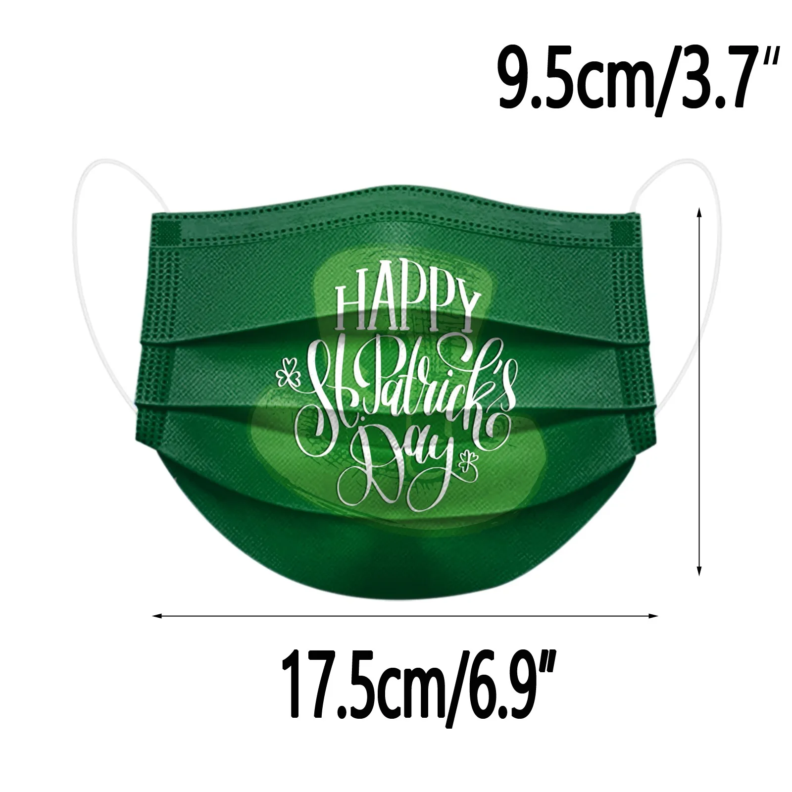20PCS Adult St.Patrick' Day Mouth Mask Disposable Face Mask 3 Ply Earloop Anti-PM2.5 Masks Breathable Anti Dust Mascarillas
20PCS Adult St.Patrick' Day Mouth Mask Disposable Face Mask 3 Ply Earloop Anti-PM2.5 Masks Breathable Anti Dust Mascarillas