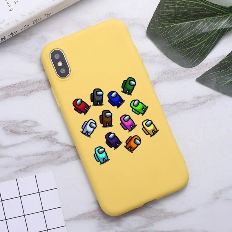 Cute astronaut Among Us casual game Phone Case fundas cover Candy Color for iPhone 6 7 8 11 12 s mini pro X XS XR MAX Plus
Cute astronaut Among Us casual game Phone Case fundas cover Candy Color for iPhone 6 7 8 11 12 s mini pro X XS XR MAX Plus