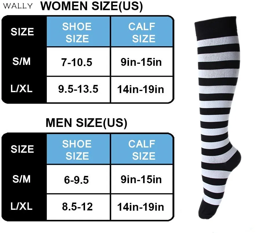 Compression Stocking Nurses Knee High Running Socks Pressure Socks Sports Circulation Athletic Varicose Veins Women Travel Socks
Compression Stocking Nurses Knee High Running Socks Pressure Socks Sports Circulation Athletic Varicose Veins Women Travel Socks