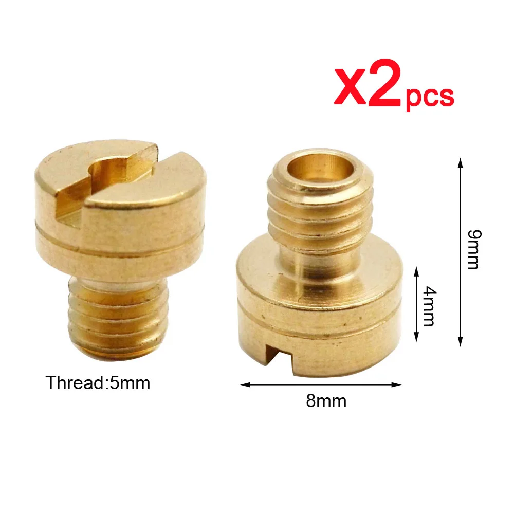 Комплект из 2 шт. 5 мм резьбовой карбюратор основная струйная круглая головка для