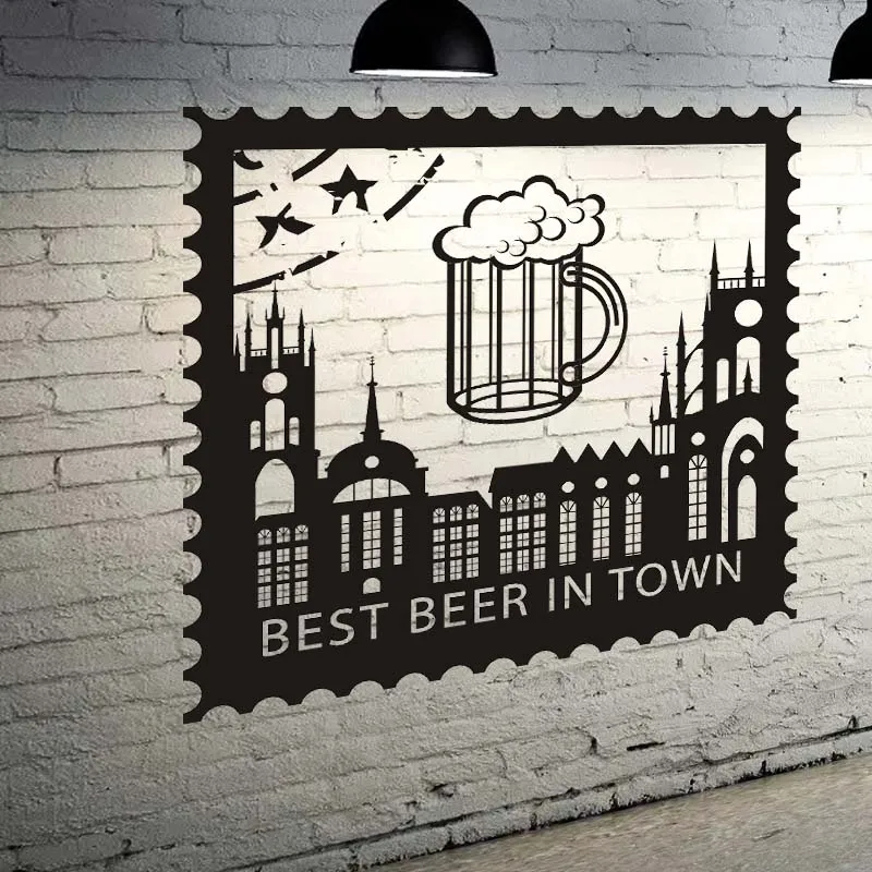 Beer Sticker Bar Best Beer In Town City Silhouette Vintage Shop Decor Sign Retro Bar Pub Poster Decal Vinyl
Beer Sticker Bar Best Beer In Town City Silhouette Vintage Shop Decor Sign Retro Bar Pub Poster Decal Vinyl