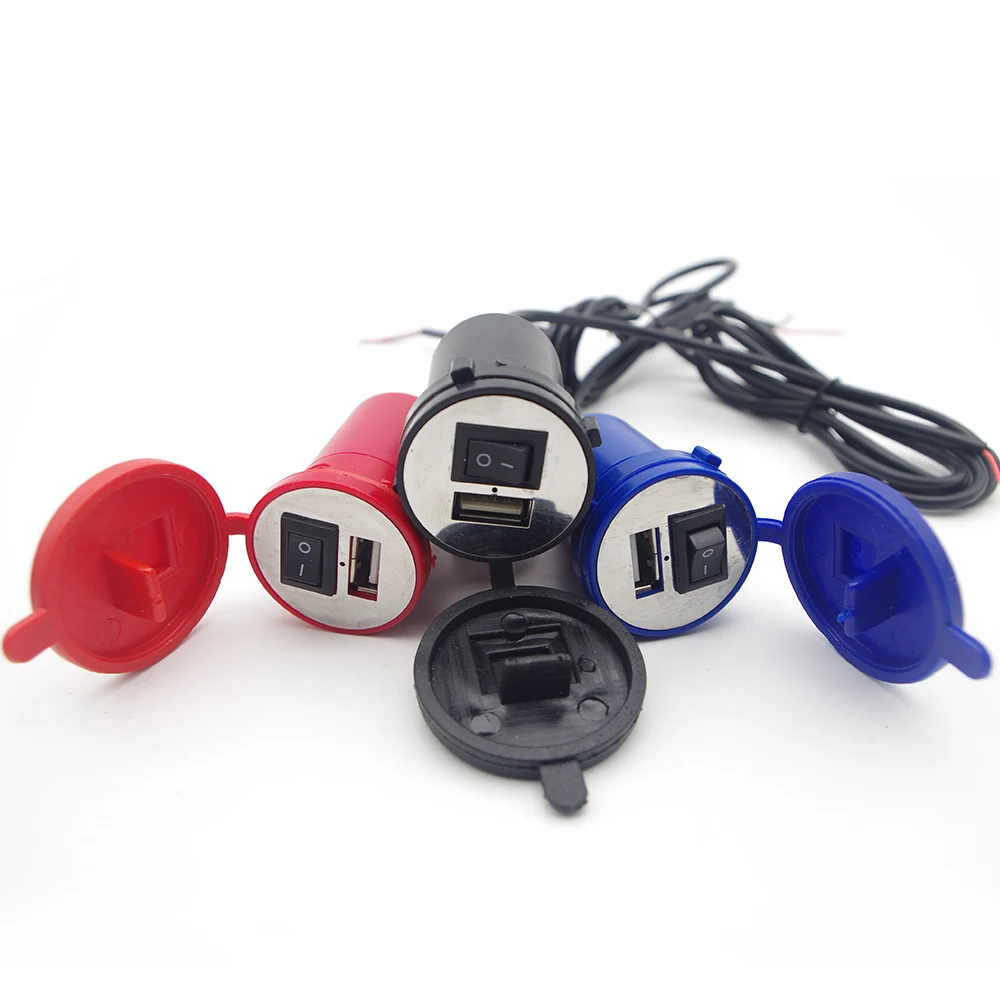 Чехол для зарядного устройства USB мотоциклов Bajaj pulsar 200 ns dominar 400 Benelli leoncino tnt 125 Yamaha r6