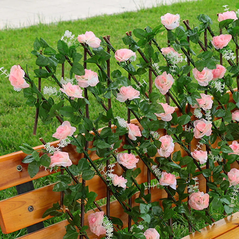 Retractable Artificial Garden Trellis Fence Expandable Fence Faux Plant Ivy Privacy Fence Climbing Frame Gardening Plant Decor
Retractable Artificial Garden Trellis Fence Expandable Fence Faux Plant Ivy Privacy Fence Climbing Frame Gardening Plant Decor