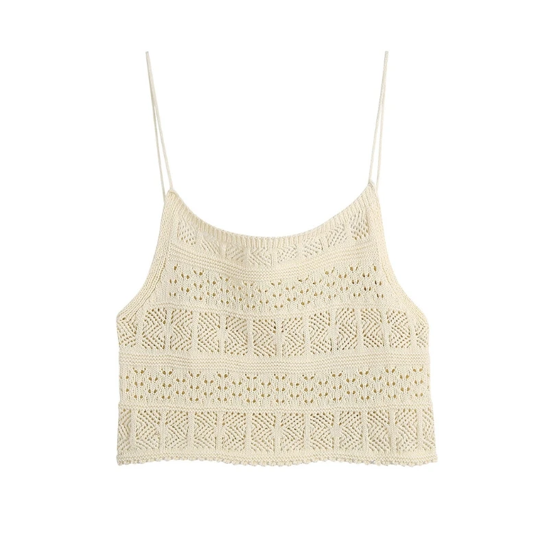 Женский летний кроп-топ на бретелях-спагетти, с вырезами
Женский летний кроп-топ на бретелях-спагетти, с вырезами