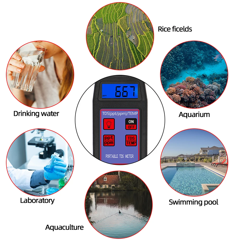2 in 1 TDS TEMP Meter Tester TDS-8426 Water Quality Tester Waterproof TDS Temperature Meter drink water Measurement Tool 50%off
2 in 1 TDS TEMP Meter Tester TDS-8426 Water Quality Tester Waterproof TDS Temperature Meter drink water Measurement Tool 50%off
