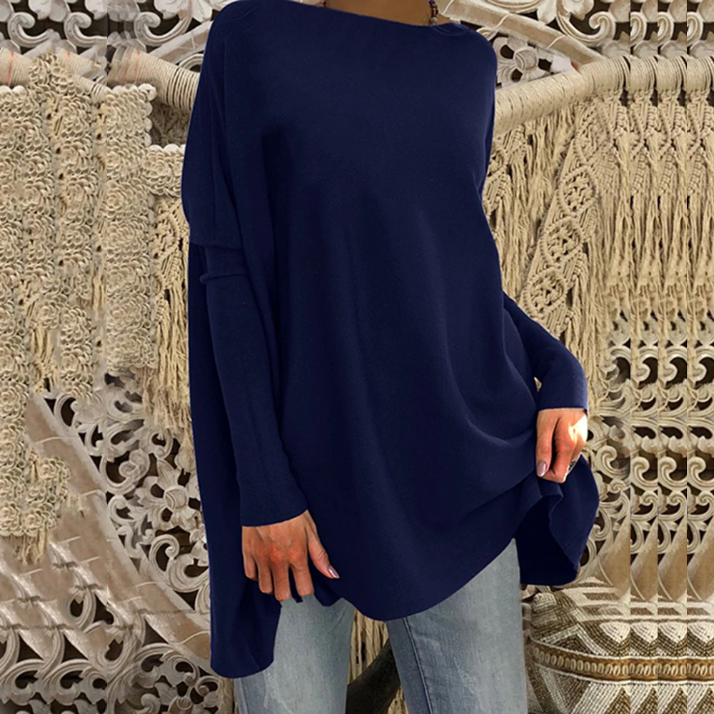 Laamei Casual Loose T-Shirt Women Spring Solid Color Pullovers Ladies O-Neck Full Bating Sleeve Pocket Tops Femme Long Tee Shirt
Laamei Casual Loose T-Shirt Women Spring Solid Color Pullovers Ladies O-Neck Full Bating Sleeve Pocket Tops Femme Long Tee Shirt