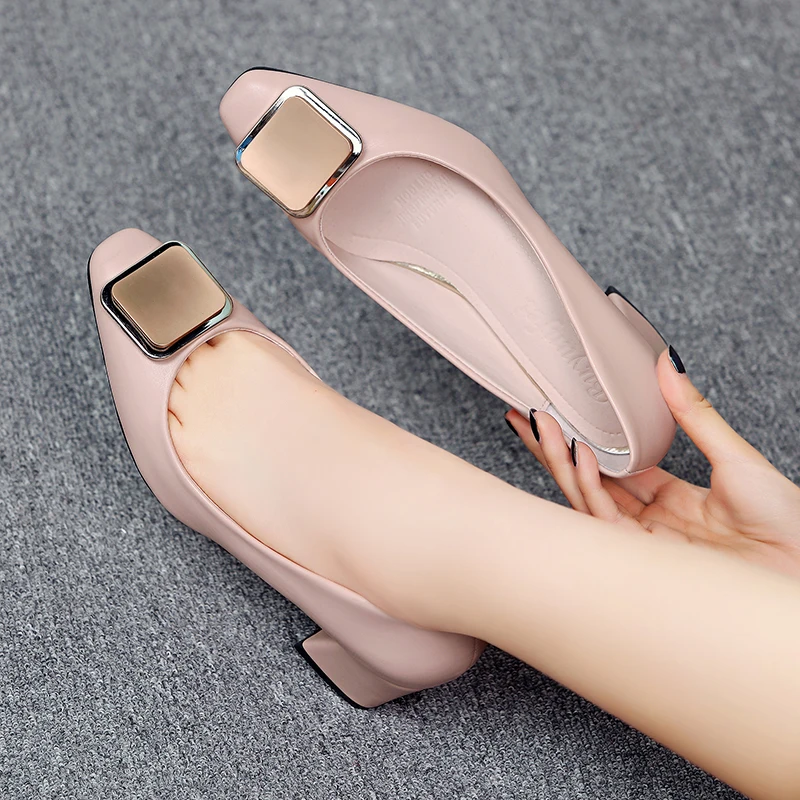 2020 New Fashion Women PU Basic Slip-On Shoes Women Soft Leather Solid Shoes Ladies Rubber Sole Classic Shoes High Heel Shoes
2020 New Fashion Women PU Basic Slip-On Shoes Women Soft Leather Solid Shoes Ladies Rubber Sole Classic Shoes High Heel Shoes